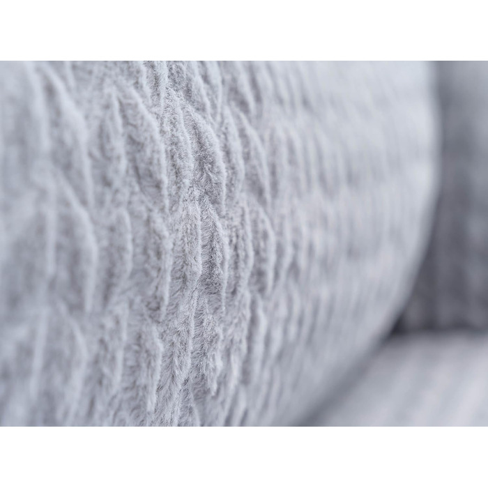 TrendPet VitaBed Style - ортопедичне ліжко для собак, штучна шкіра, плюшеве (100x90 см, сірий)