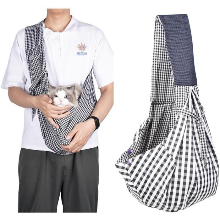 Сумка-переноска для собак і котів CYBERNOVA, 1-7 кг, тепла та вітронепроникна, з кишенею