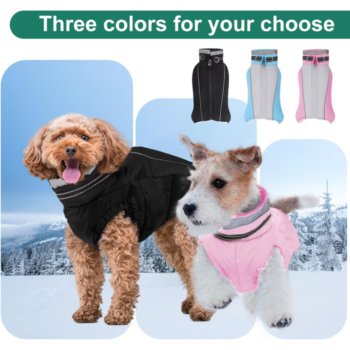 Тепла куртка для собак July's Song: флісова підкладка, бавовна, без рукавів, з нагрудником та світловідбиваючими смугами. Ідеально для зими та осені. Рожевий колір, для сук.