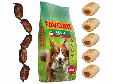 Сухий корм для собак Favorit з яловичиною, 10 кг