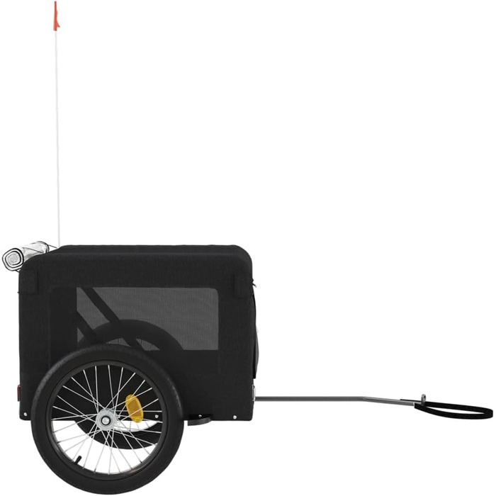 Причіп для велосипеда Gecheer: вантажний, для собак, чорний, Oxford-Gewebe, 68.5 x 135 x 73.5 см