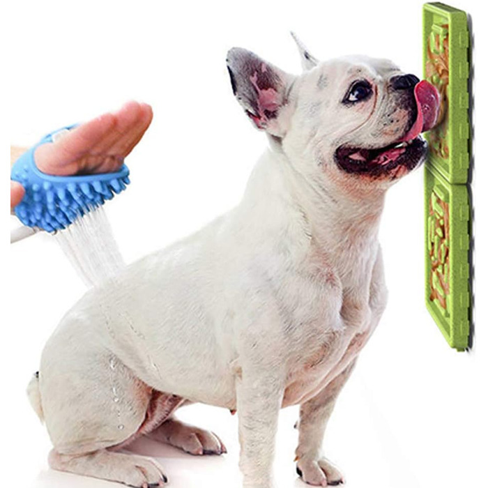 Набір мисок для собак 4 в 1 з уповільненням годування, інтерактивна миска для собак та котів, з присосками (4 шт.)