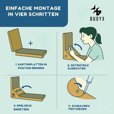 Кігтеточка для котів у формі L - щільний гофрокартон - для дряпання та відпочинку - екологічна, двостороння та стійка - ідеальна для домашніх котів