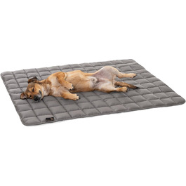 Pointer Лежак для собак 80x60 см, м'який та міцний, машинне прання до 95°C, універсальний килимок для підлоги або захисту дивану, підходить для вулиці, світло-сірий