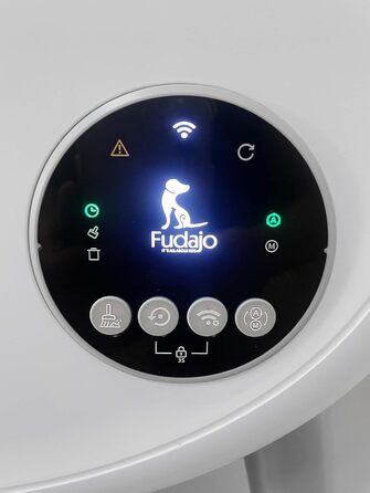 Автоматичний туалет для котів Fudajo 76 л, самоочищувальний, електричний, з керуванням через додаток і USB, 55x50x66,5 см