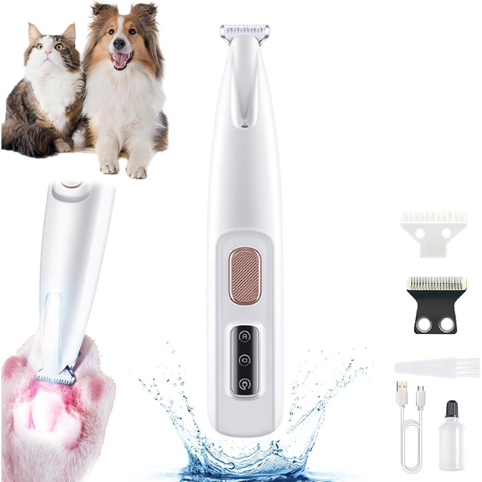 Триммер для собак PawTrim Pro: безболічний догляд за лапами, електричний, 2 шт.