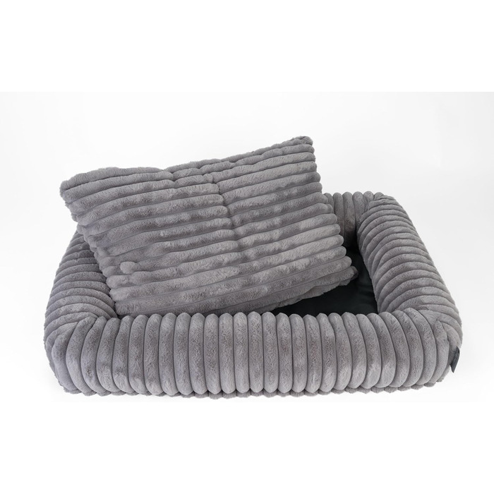 TrendPet Бісквітне ліжко для собак (Сірий, L)