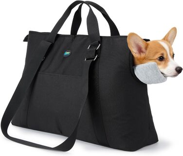 Сумка-переноска для собак великих порід Ownpets, для котів та собак, до 25 кг, з підкладкою та страхувальним ремінцем, підходить для перельотів