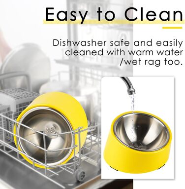 Нахилений годівниця для собак та котів SuperDesign 15°, Melamin, 300 мл, м'ятно-зелений