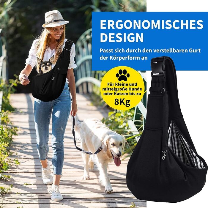 Сумка-переноска для собак та котів велика, до 15 кг, регульований ремінь, для прогулянок та відпочинку