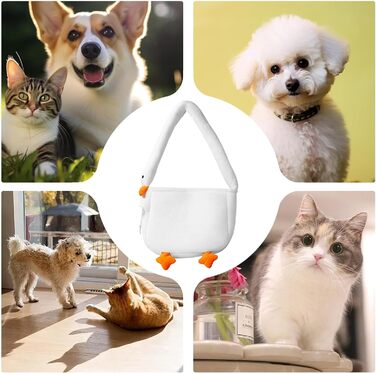 Рюкзак для тварин Haustiertrage: переноска для котів та собак з жорстким дном, Anti-Fucht, для подорожей, Riemen, Anima Design (S, Big goose)