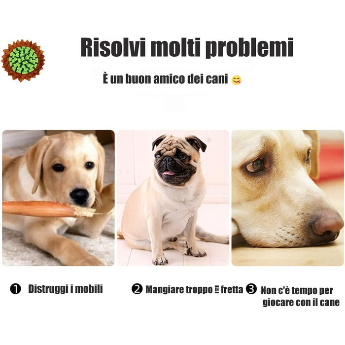 Килимок-нюхалка для собак Naglreia, інтелектуальна іграшка, міцний, інтерактивний, 50х50 см, зелений