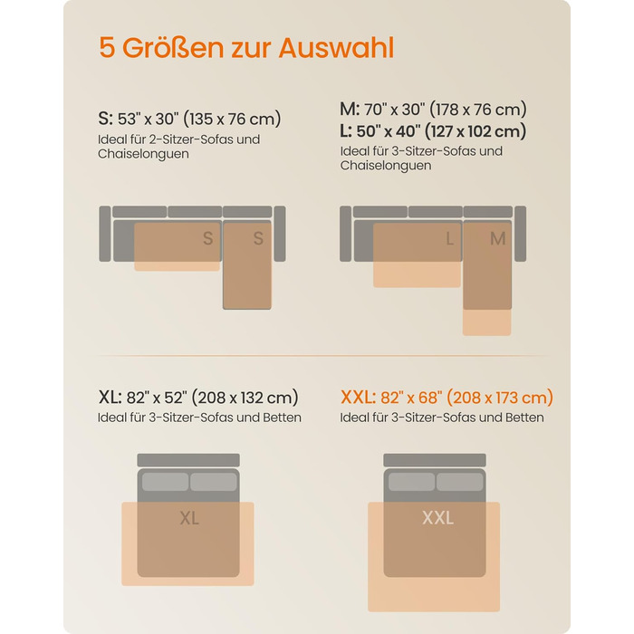 Водонепроникний килимок для собак Feandrea, 208 x 173 см, захист для авто/дивану, машинне прання, антиковзаюча підкладка, стеганий дизайн, сірий PPB024GD01