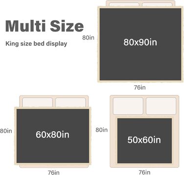 Водонепроникний плед Catalonia Classy: захист дивану та ліжка, 152x127 см, коричневий/тупе