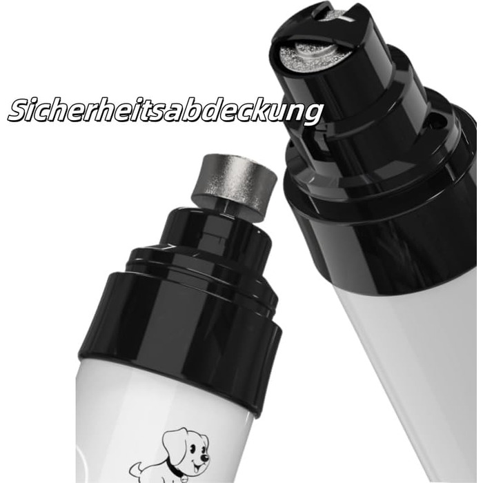 KELENO TrimNox Pro – Безшумний точило для кігтів собак, для безтурботного догляду. М'який та ефективний, портативний, з USB-зарядкою, з низькою вібрацією, білий