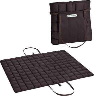 Сумка для подорожей з собакою Doctor Bark: зручна сумка-коврик для власника та улюбленця, підходить для алергіків, прання до 95°C, розміри: X-Large, колір: коричневий