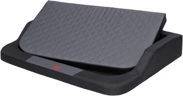 Ортопедичне ліжко для собак MEDICO Standard - чорне з сірим (L 75x50 см)
