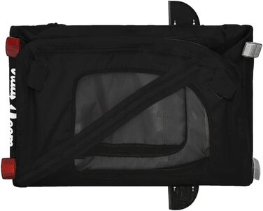 Причіп для тварин (122x52x53 см, Чорний) - Причіп для собак, котів та інших тварин