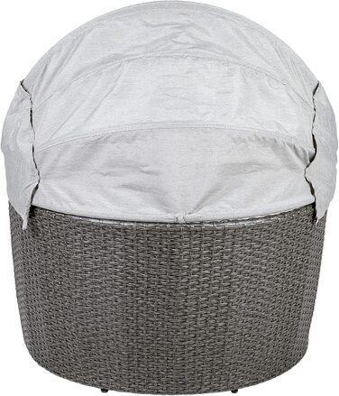 Greemotion лежанка для собак з дахом та подушкою, сірий колір, 79 x 83 x 56 см