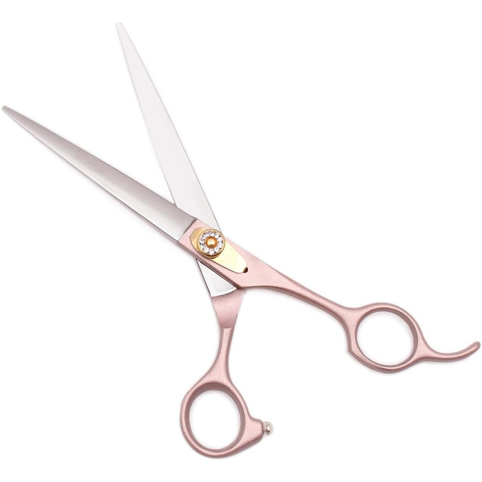 Набір професійних ножиць для собак 2 в 1: прямі та розріджуючі, ергономічні ручки, розмір 7.0 дюймів