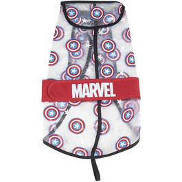 Дощовик для собак Cerdá ForFanPets Captain America Marvel - Водонепроникний, офіційний ліцензований товар