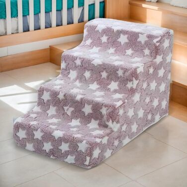 Рампа для собак та котів Cat Escabeau – портативна, складна, з неслизькою платформою, червона