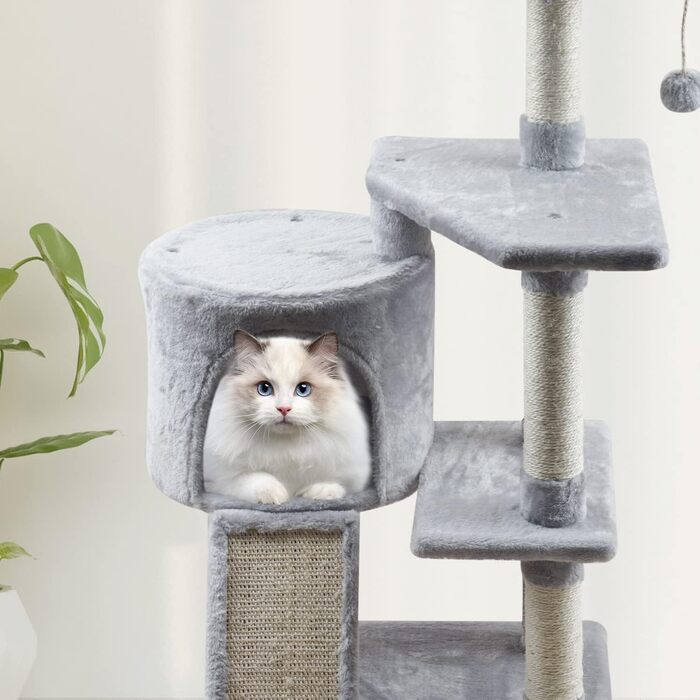Дряпка для котів MIAO PAW 11Cat, сіра, сизаль