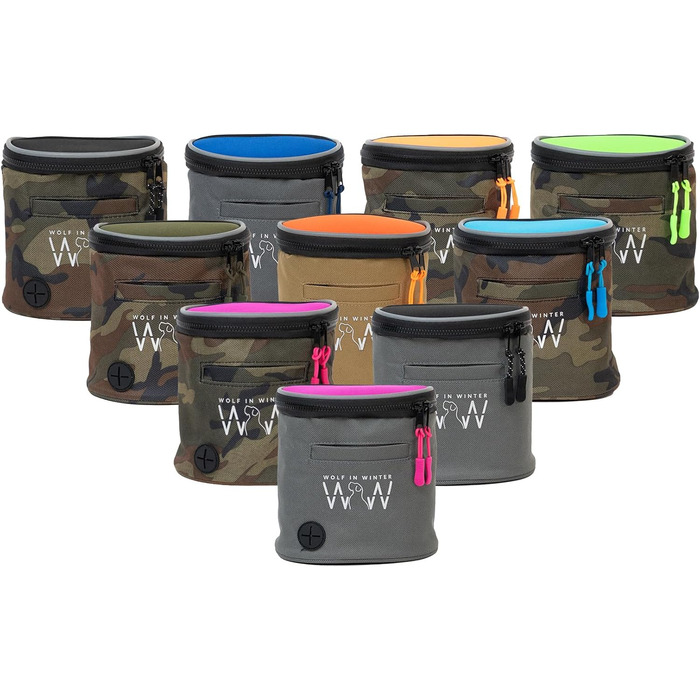 Сумка для ласощів Quickdraw для собак – сумка для дресирування з тримачем клікера та диспенсером для пакетів – зручна сумка для ласощів для собак – міцна, світловідбиваюча, рожева