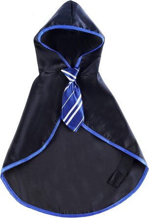 Костюм для собак на Хелловін від Coomour: Заєць з окулярами, середній розмір, блакитний