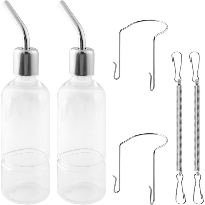 Набір для автоматичного годування та пою тварин Lotsdonxia (2 шт.), поїлка для кроликів, хом'яків, кошенят, шиншил та інших