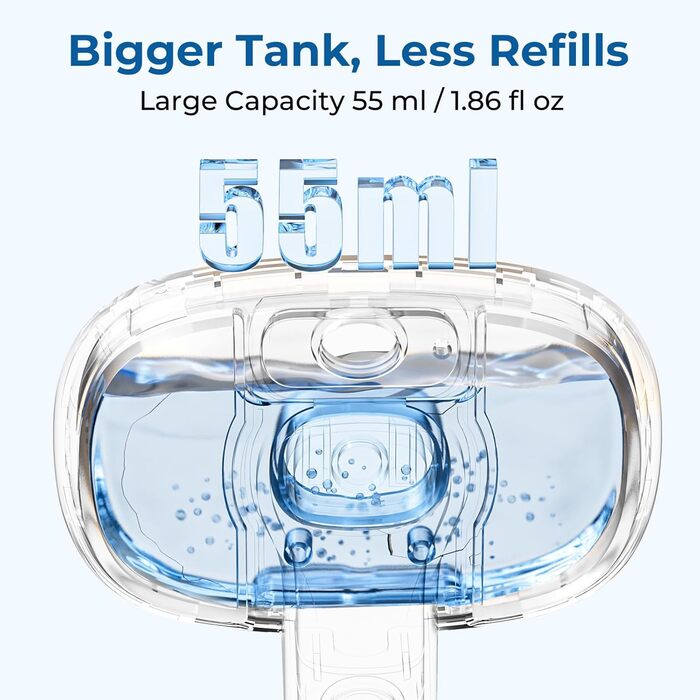 Побутова щітка для котів Pecute з парою та спреєм, багатофункціональна, для масажу та догляду за довгошерстими тваринами (блакитна)