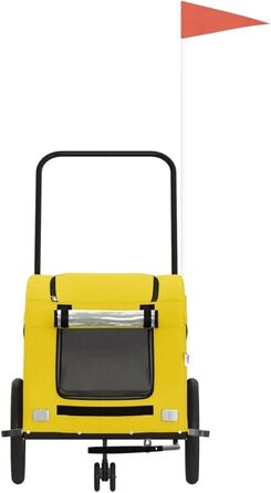 Причіп для велосипеда жовтого кольору Oxford, матеріал: оксфордська тканина та метал, для собак та котів, LH8939