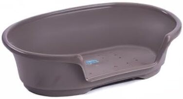 Пластикове ліжко для тварин Nobby Cosy-Air, сіре, 1 шт.