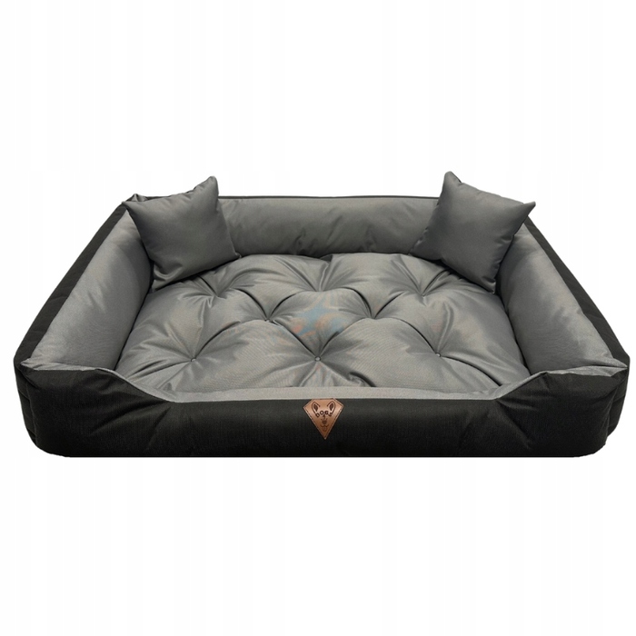 Ліжко-канапа для собак Dogs 4 Life, чорна, 100 см x 75 см