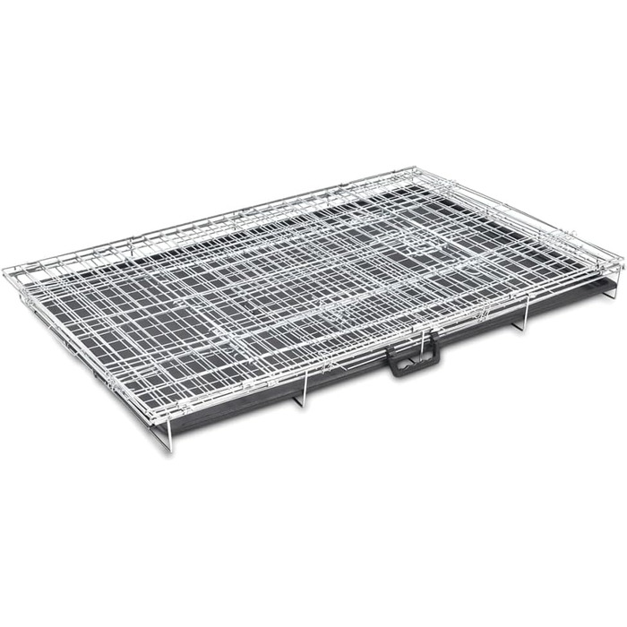 Складаний металевий вольєр для собак vidaXL XXL, транспортна клітка 121x74x83 см