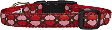 Нашийник для собак Up Country All Hearts, ширина 2,5 см, розмір L