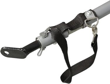 Причіп для собак до велосипеда, 2-в-1: причіп та візок для собак, складаний, до 40 кг (137x73x90 см, червоний та чорний)