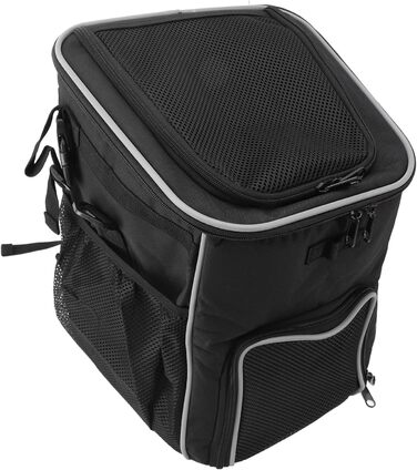 Кошик для собак Cryfokt, знімний, водонепроникний, 29 x 30 x 37 см (чорний)