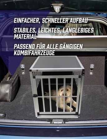 Транспортна переноска для собак Villa Hunde - Безпечний та комфортний перенос вашого улюбленця. Стабільна конструкція, різні розміри (69 x 60 x 54 см). Легка, міцна та зручна у догляді.