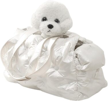 Сумка-переноска для собак середнього розміру - Pet Sling Outdoor Travel | Зручна сумка на плече для цуценят та котів з регульованим ремінцем, легка переноска для тварин