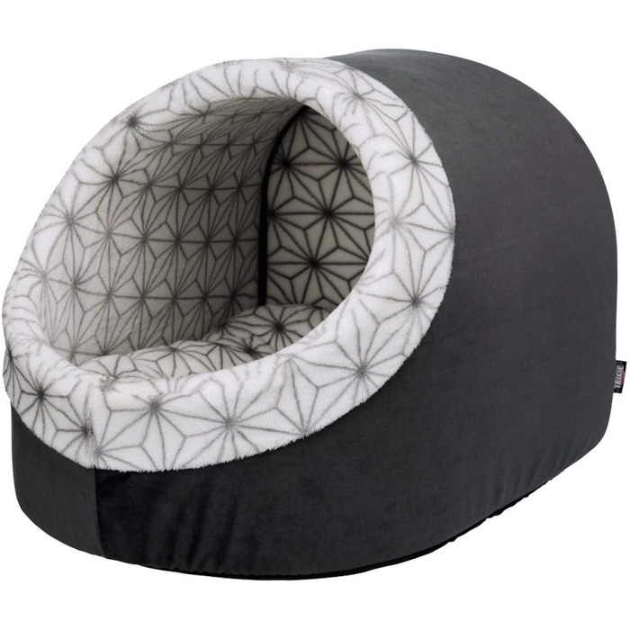 Будиночок для котів TRIXIE Diamond, 38×33×45 см, антрацит/білий