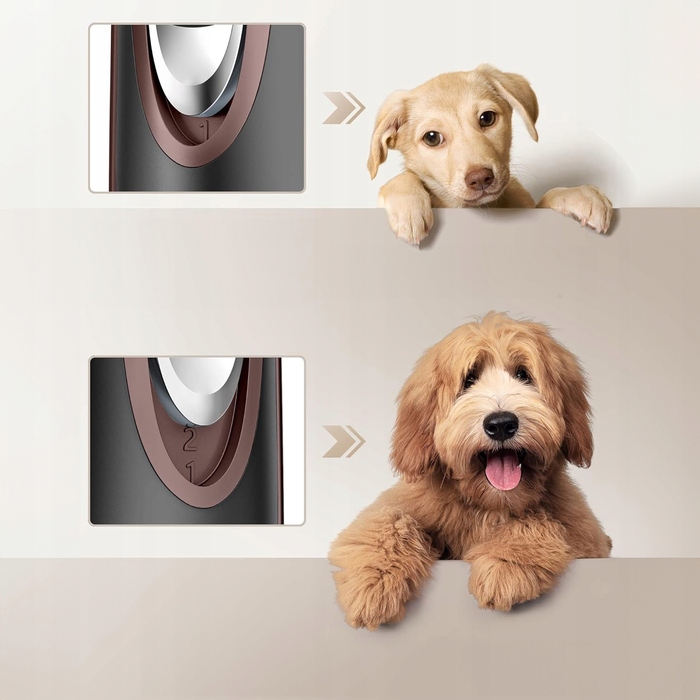 Професійна потужна та тиха машинка для стрижки собак, котів та інших домашніх тварин