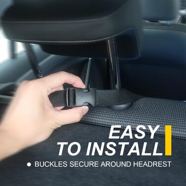 Водонепроникний чохол на сидіння заднього ряду авто: для собак, дітей, легкових, вантажних, SUV (чорний)