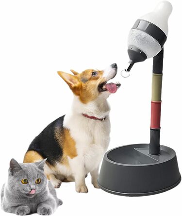 Автоматичний диспенсер для води iFCOW для котів та собак, регульована висота, знімний стрижень, автоматичне годування