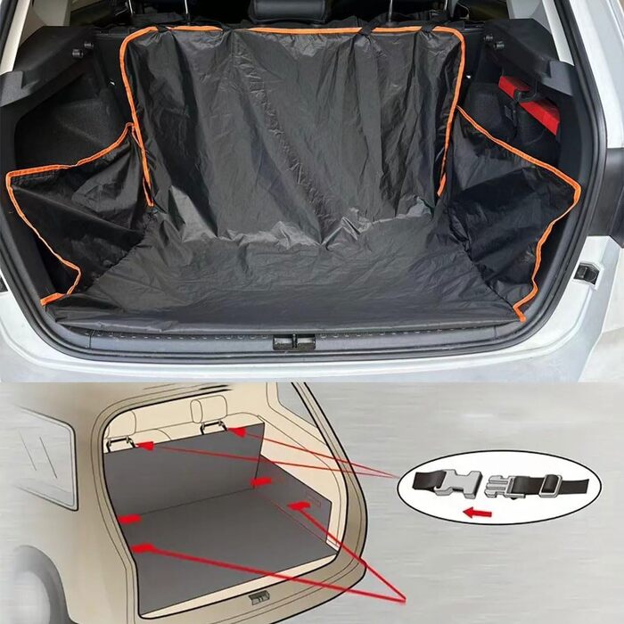 Захист для багажника автомобіля для собак, килимок для багажника, захист краю багажника, 180x105x38 см