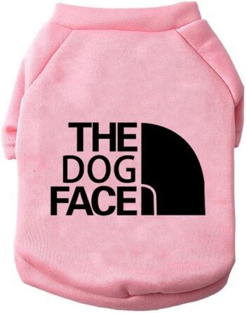 Світшот для собак Outdoor з принтом морди - теплий пуловер для маленьких та середніх собак (Чихуахуа, Бульдог) - розмір 4, XXL