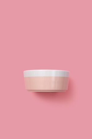 Керамічна миска для собак Waggo Dipper, рожева, середня – важка, міцна, для корму та води, для малих і великих порід, сучасний дизайн, можна мити в посудомийній машині