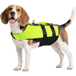 Рятувальний жилет для собак NAMSAN - надувний, для малих, середніх та великих собак, зелений (M)