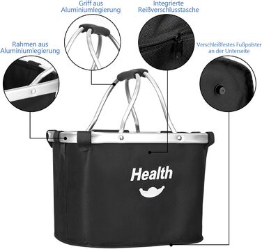 Кошик для велосипеда Faltbar Klickfix: знімний, передній, чорний, для собак, алюмінієвий, з адаптером для керма