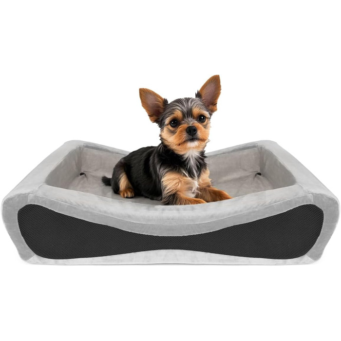 Ортопедичне ліжко для собак та котів NPET з піною Memory Foam, розмір M